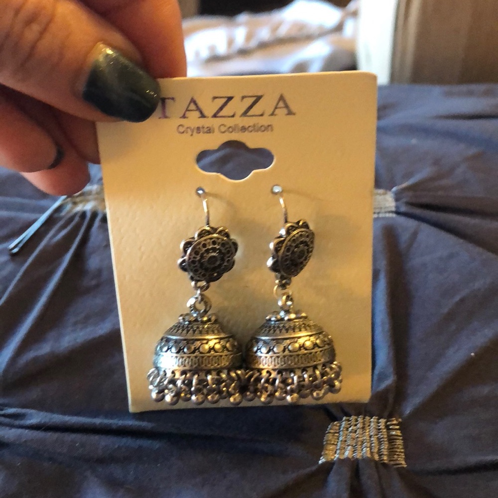 Tazza Silver Earrings
